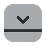 Sidebar Bottom SVG Icon